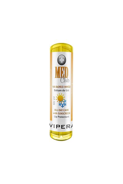 Vipera Sun & Frost Protective Lip Balm, 01 Pale Yellow, 4 g