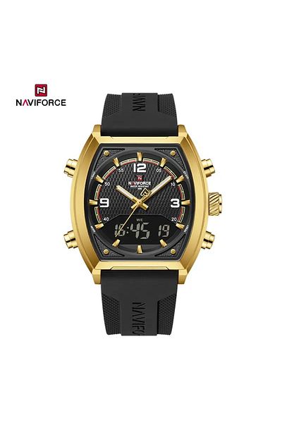 Naviforce NAVIFORCE Dynamic Racing Watch Dual Display Multifunctional Silicone Strap Luminous Waterproof