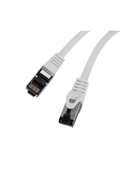 Lanberg Cablu internet CAT 8.1 S/FTP LSZH, lungime 1.5 m, 43791, mufat 2xRJ45, gri