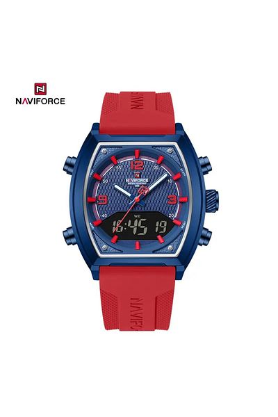Naviforce NAVIFORCE Dynamic Racing Watch Dual Display Multifunctional Silicone Strap Luminous Waterproof