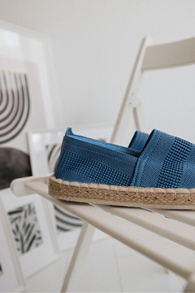 Adım Dünyası Erkek Espadril Triko Hasır Günlük Ortapedik Taban Rahat