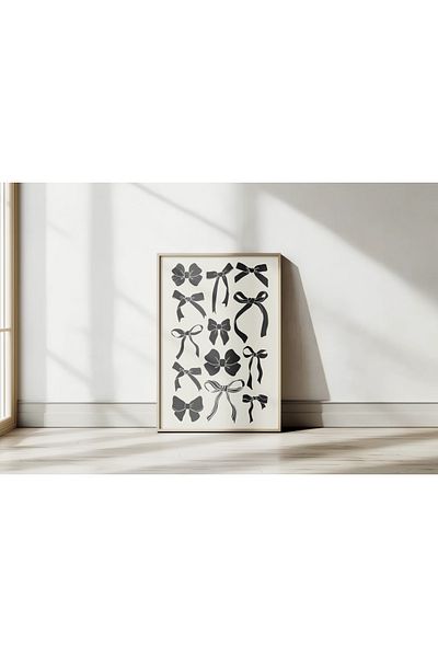 512 STORE Aesthetic Black White Modern Design Wall Decor Frameless Painting Poster Series