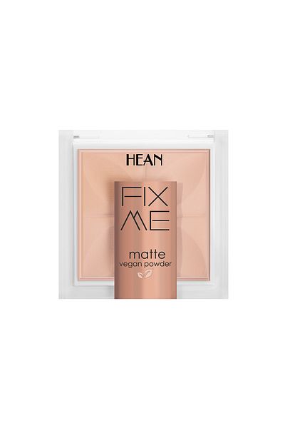 HEANTTV Fix Me Matte Vegan Compact Powder, 063 Dark Beige, 8 g