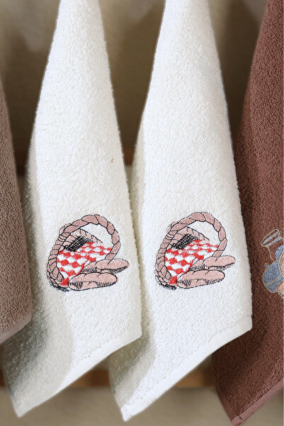 DNZGÜLCAN Набір кухонних рушників, 6 шт. – 100% бавовняні рушники для рук | Рушники для обличчя – Весільний набір