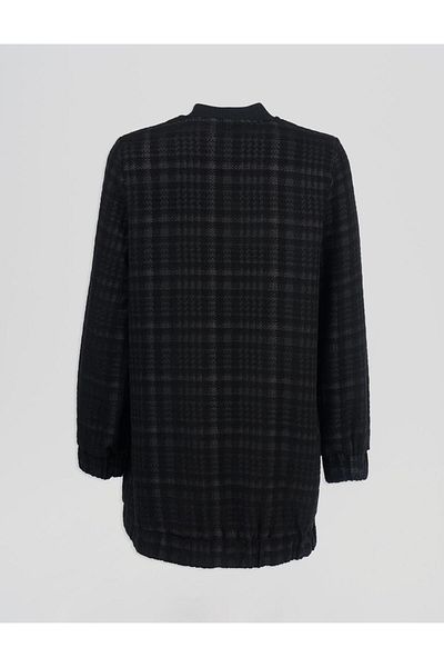 KYR Καρό μοτίβο Basic Jacket Μαύρο