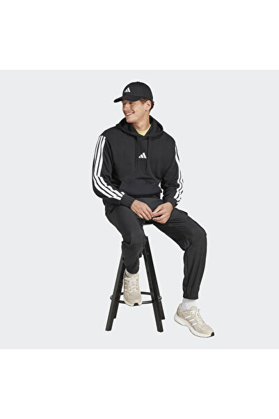 adidas M 3S Ft Hd Siyah Erkek Sweatshirt Jd1874