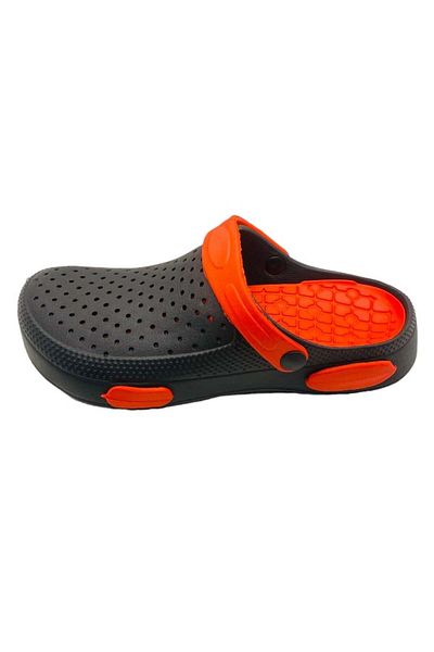 CRACOS Men's garden clogs, made of EVA material, black/red, size 44, 28 centimeters