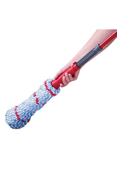 Vileda MicroTwist Microfibre Mop Red – 130cm Handle, 33cm Head for Deep Cleaning