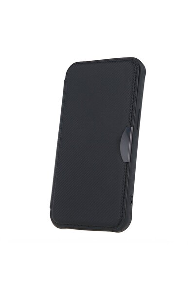 OEM Husa Smart Carbon, compatibila cu Samsung Galaxy S23, premium flip book c...