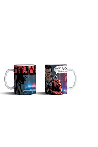 MECKSA GTA 6 Grand Theft Auto Coffee Cup 11 oz