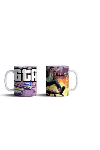 MECKSA Grand Theft Auto GTA 6 Coffee Cup 11 oz
