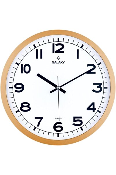 Mena Rise NaziraShop 216-3 ساعة حائط معدنية ذات مظهر صامت 30 سم 1096638