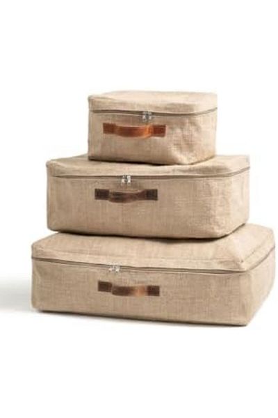 Mena Rise Şirinshop Bee Small Size Jute Base Cushion Quilt Sweater Bag 30 X 22 X 16 cm 1108107