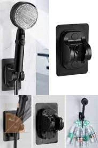 Mena Rise Diyar-ıFırsatShop YAPI Umeraș pentru duș pentru baie, negru, nano autoadeziv, 15 kg Ta