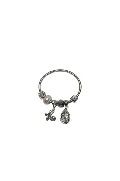 Blusmart - Women's bracelet, elastic, butterfly, pearl