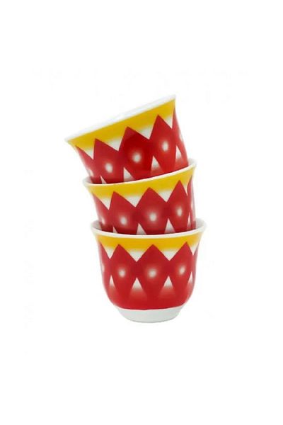 BASURRAH 12-piece traditional Arabic coffee cup set