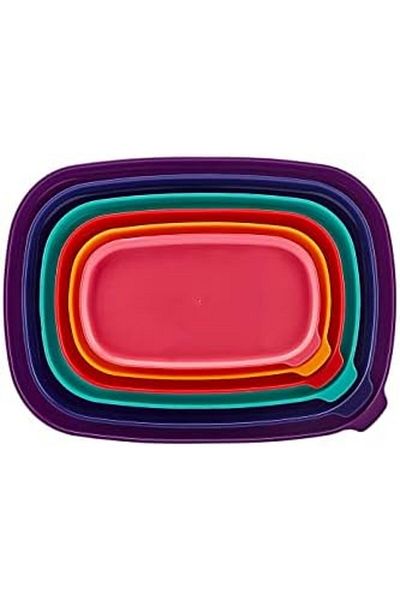 Mena Rise Şirinshop Vicks 6-Piece Storage Container, Purple 1108107