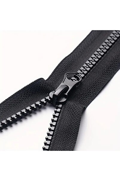 OEM Detachable Plastic Zipper #5, Injected Teeth, 85 cm, Black
