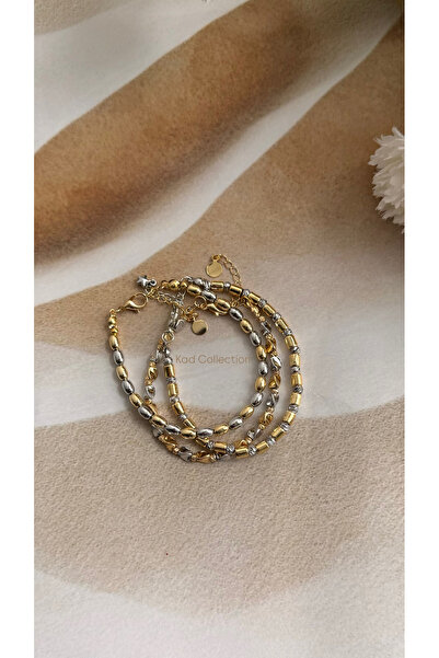 KAD COLLECTION مجموعة أساور من العظام المختلطة الداخلية