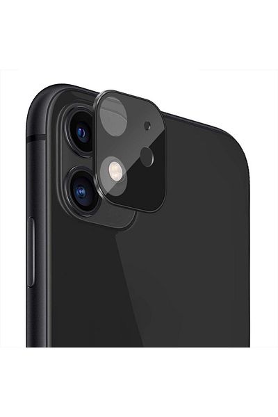 Mena Rise Diyar-ıFırsatShop iPhone 11 (6.1 بوصة) زجاج حماية لعدسة الكاميرا V2 أسود 1017157