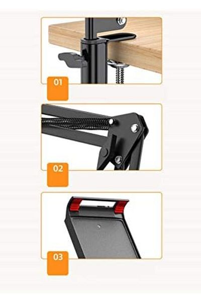 Mena Rise Diyar-ıFırsatShop 38511 Ms 03 Επιτραπέζια βάση tablet, μαύρο 1017157