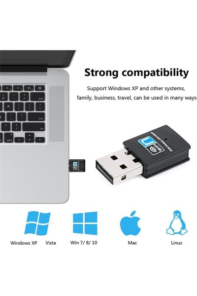 Mena Rise محول USB WiFi من Diyar-ıFırsatShop، محول بطاقة شبكة LAN لاسلكية USB 2.0 دونجل سطح المكتب