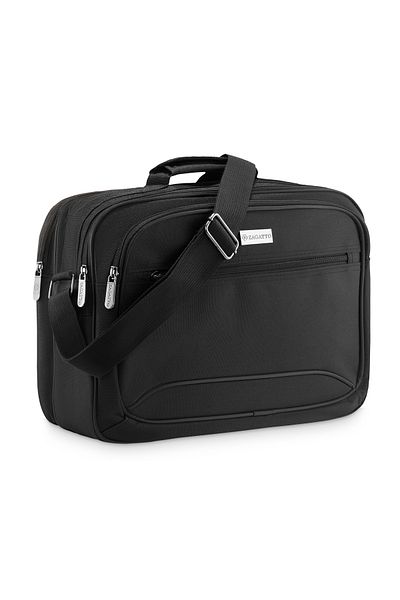 zagatto Men’s briefcase, shoulder work bag, waterproof, laptop pocket, 26x37x14 cm, ZG806