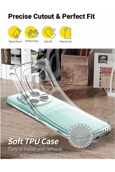 erorex Xiaomi Redmi Note 14 Pro 4G Clear Silicone Case