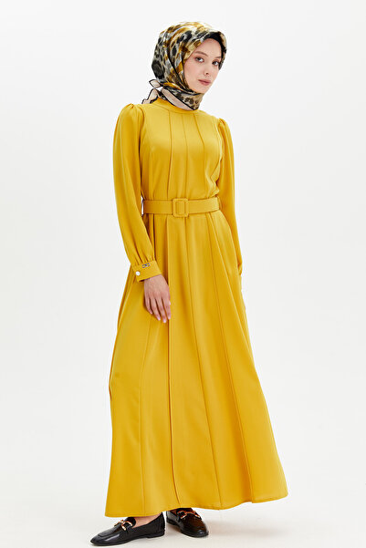 Setrms Kemerli Parçalı Elbise