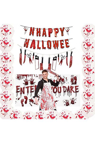 AOMiGT Set of 16 AOMiGT Halloween decorations, multicolor, paper/plastic, 84 mm/ 71.4 mm/ 82.7 mm