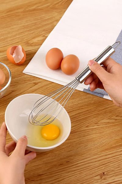 Vadi Stainless Steel Egg Bowl Sauce Cream Whisk Sauce Mixer 30 cm