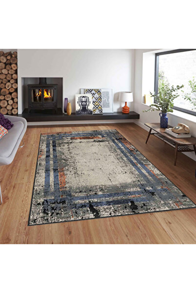 Exporgin Retro Rug Line 3D Digital Printing Non-slip Flooring Carpet