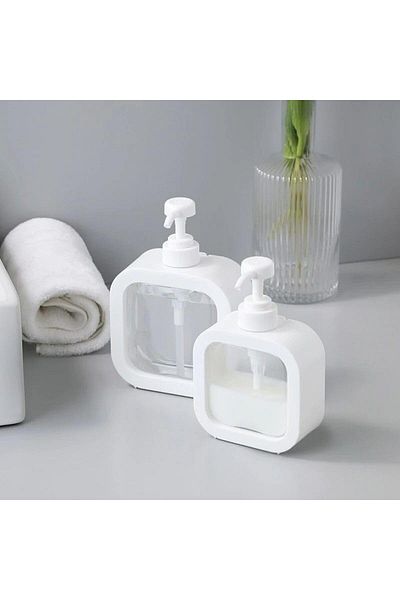 Mena Rise Diyar-ıFırsatShop 400 ml dozator săpun lichid dreptunghiular pentru baie și bucătărie, spălare vase, detergent.