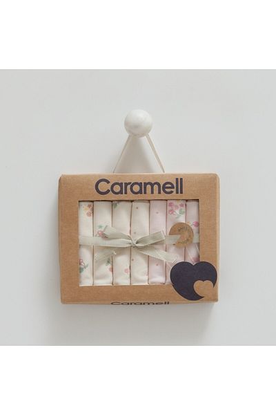 Caramell Cherry Baby 7 Pack Baby Combed Cotton Wipes 1219