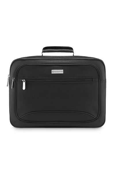 zagatto Men’s briefcase, shoulder work bag, waterproof, laptop pocket, 26x37x14 cm, ZG806