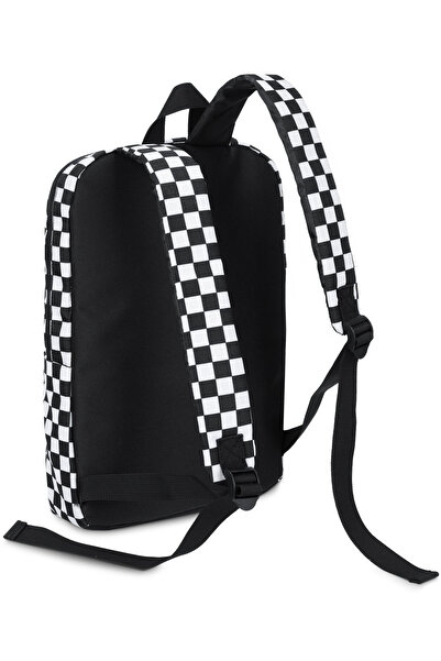 zagatto Rucsac urban pentru femei, model cu tablă de șah, impermeabil, format A4, casual/turistic, ZG692