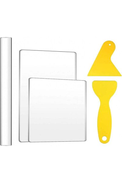 Fudian Olivier Set de 5 paste de modelat Fudian Olivier, plastic/acril, transparent/galben