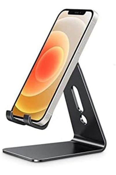 Mena Rise Diyar-ıFırsatShop HT-50 Αλουμινένια βάση στήριξης τηλεφώνου Κατάλληλη για iPhone με κίνηση προς τα κάτω