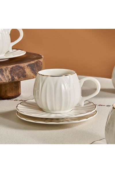 Karaca Karaca Eylül Kaffeetasse für 6 Personen 85 Ml