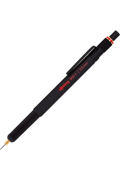 Mena Rise Şirinshop 800+ Two Function Mechanical Stealth Tip Pencil Black,0.5 mm 1108107