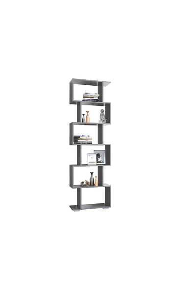 haaus.ro haaus Tokyo Shelving Unit, 6 Drawers, Anthracite, 60 x 24 x 196 cm