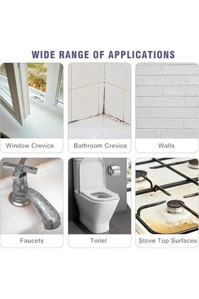 Mena Rise Şirinshop Multifunctional 360 Degree Rotatable, Narrow Space Cleaning Brush, Hard Bristle, Home Bathroom