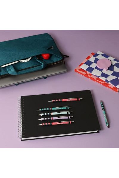 Mena Rise ŞirinShop Tikky School Set 0.7 mm Lilac Versatile Pen + Eraser + Lead 1108107