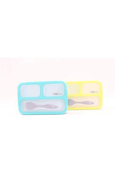 Mena Rise Hankashop Bentö Nutrition Set Green, Bpa Free, Leak Proof, Microwave and Freezer Friendly, 3