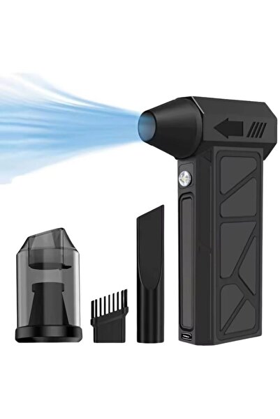 Motorobit 130000 RPM Kademeli Mini Turbo Işıklı Jet Fan - Süpürge Özellikli