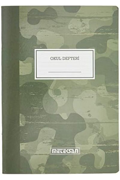 Mena Rise Diyar-Ifırsatshop A4 Lined School Notebook Camouflage 60 Sheets 1017157