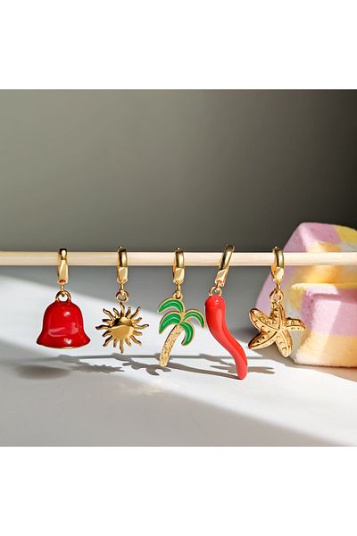 PlateraShop Sneaker Charms – 5 Shoe Accessories, Sneaker and Outfit Decorations, Trendy Gifts