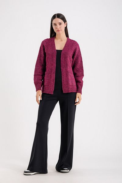 Barbara Baileys Glitter Acrylic Women's Cardigan