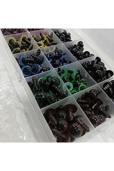 Mena Rise Şirinshop Locked Eye Set Colorful (150 Pairs) - with Box Gift 1108107