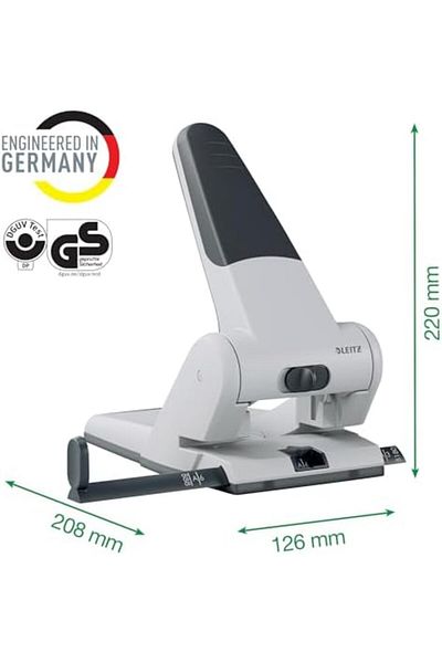 Mena Rise Şirinshop Hole Punch with a Capacity of 65 Sheets, Red 1108107